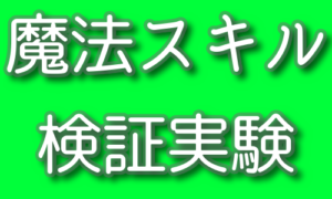 スキル検証の軌跡